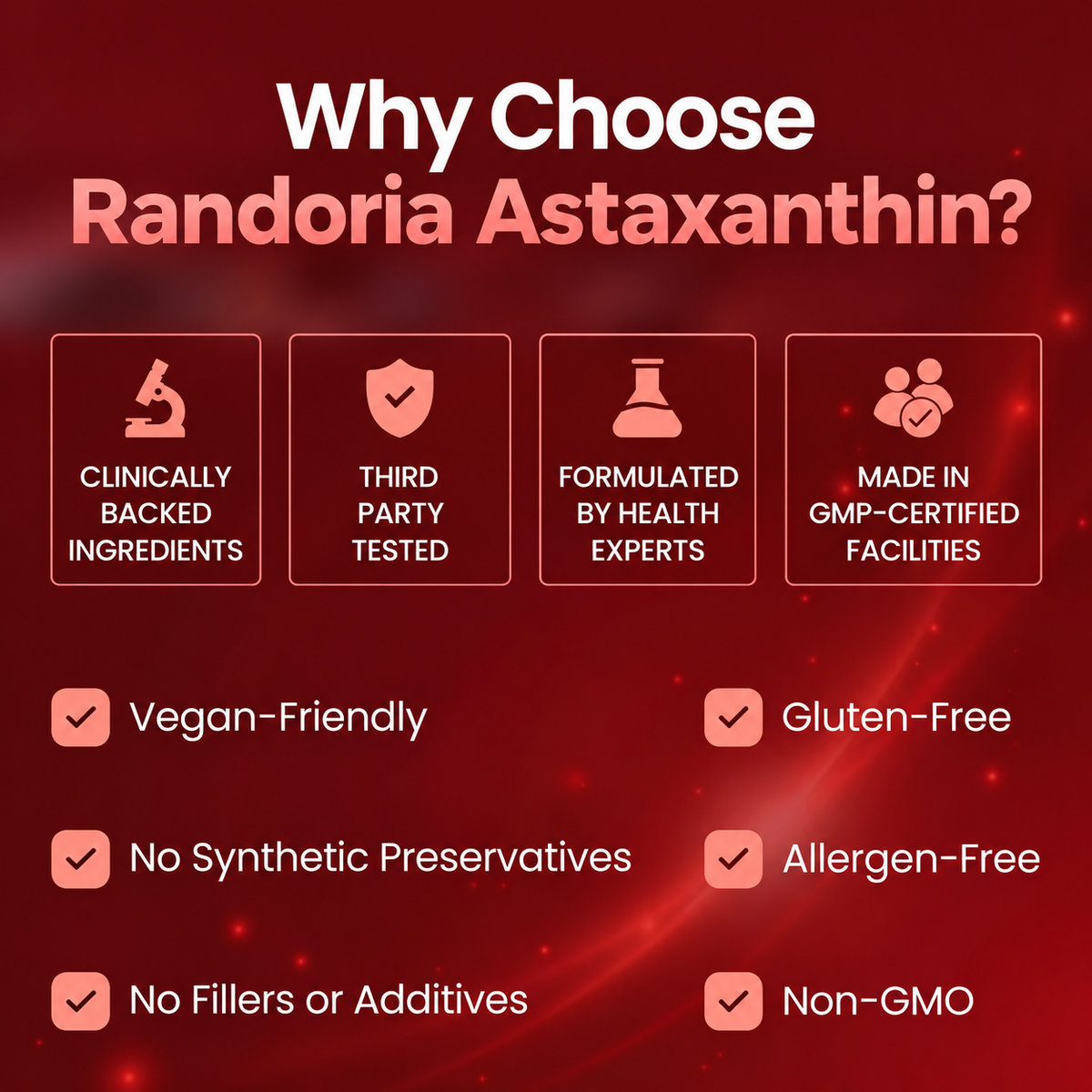 Randoria Astaxanthin 12mg Softgel Supplement