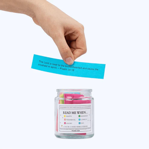 90-Day Scripture Jar Thoughtful Handmade Christian Gift