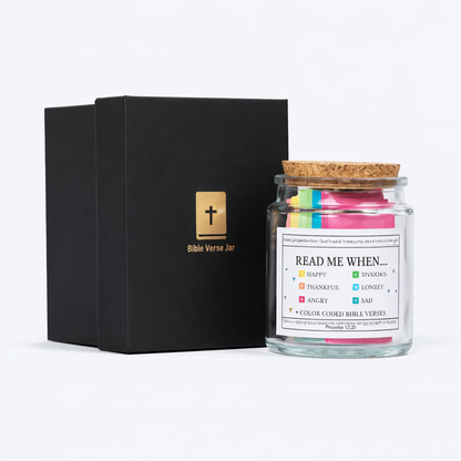 90-Day Scripture Jar Thoughtful Handmade Christian Gift