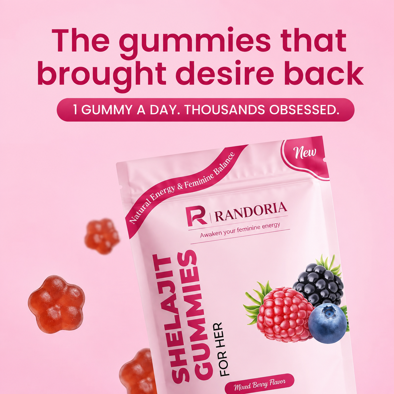 Bloomin Shelajit Gummies