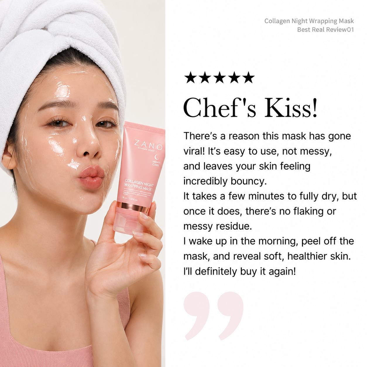 Korean Collagen Night Wrapping Mask