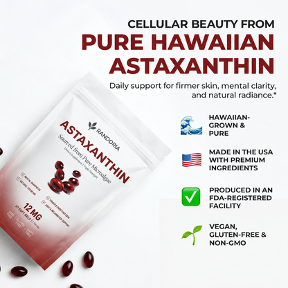 Randoria Astaxanthin 12mg Softgel Supplement