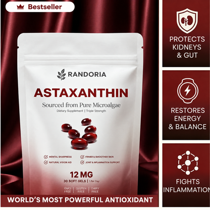 Randoria Astaxanthin 12mg Softgel Supplement