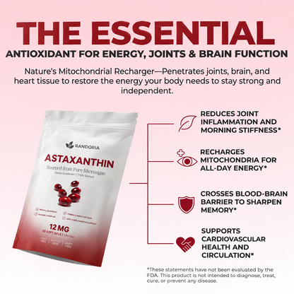 Randoria Astaxanthin 12mg Softgel Supplement